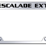 Cadillac Escalade EXT Steel Truck Cut-Out License Plate Frame - Etched Mirrored - Official Licensed