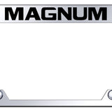 Dodge Magnum Steel Truck Cut-Out License Plate Frame - Laser Etched Mirrored - Official Licensed