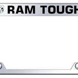 Ram Tough Steel Truck Cut-Out License Plate Frame - Laser Etched Mirrored - Official Licensed