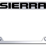 GMC Sierra Steel Truck Cut-Out License Plate Frame - Laser Etched Mirrored - Official Licensed