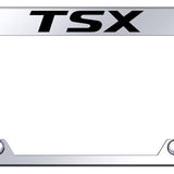 Acura TSX Steel Truck Cut-Out License Plate Frame - Laser Etched Mirrored - Official Licensed