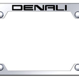 GMC Denali Steel Truck Wide Body License Plate Frame - Laser Etched Mirrored - Official Licensed