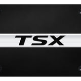 Acura TSX Name License Plate - Chrome Logo - Official Licensed