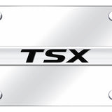 Acura TSX Name License Plate - Chrome Logo - Official Licensed