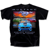 Ford Mustang Madness Can't Be Cured Graphic Cotton Shirt Black Official Licensed