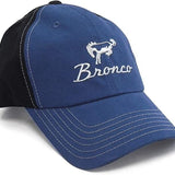 Ford Bronco Logo Baseball Cap Car Auto Racing Hat Blue Black Officially Licensed