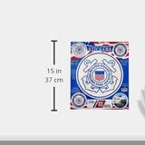 Eagle Emblems United States Coast Guard DC9005 Sticker (Set of 6)