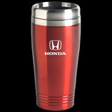 Honda Logo Red 16oz Stainless Steel Tumbler Travel Mug Official Licensed