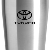 Toyota Tundra Silver 16oz Stainless Steel Tumbler Travel Mug Official Licensed