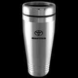 Toyota 4Runner Silver 16oz Stainless Steel Tumbler Travel Mug Official Licensed