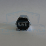 4pcs Ford Mustang GT Logo ABS Chrome Tire Stem Valve Caps Official Licensed