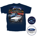 Ford Mustang Pony 1964-1969 Vintage Collection Graphic Shirt Official Licensed