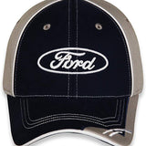 Ford Baseball Cap Oval Logo Car Auto Racing Hat Blue Gray Officially Licensed