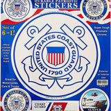 Eagle Emblems United States Coast Guard DC9005 Sticker (Set of 6)
