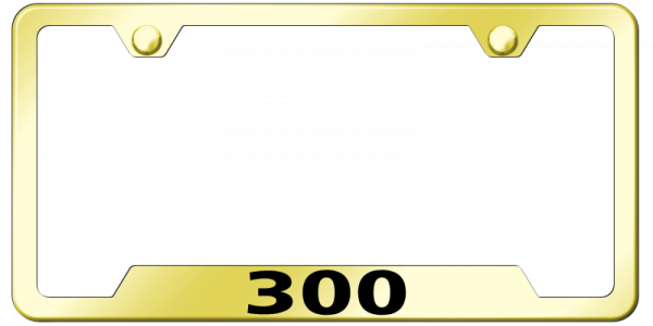 Chrysler 300 Cut-Out Frame - Laser Etched - Official Licensed