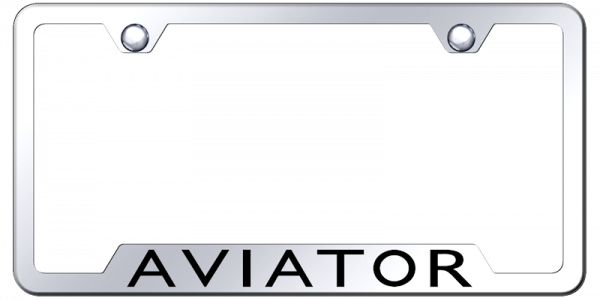 Lincoln Aviator Cut-Out Frame - Laser Etched - Official Licensed