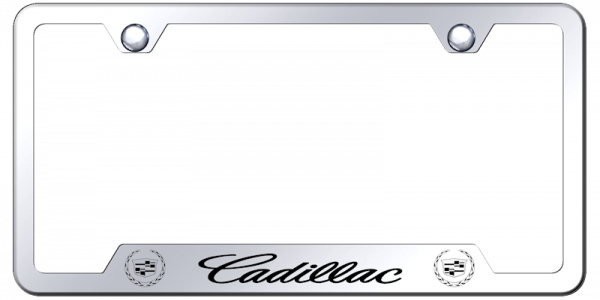 Cadillac Cut-Out Frame - Laser Etched - Official Licensed