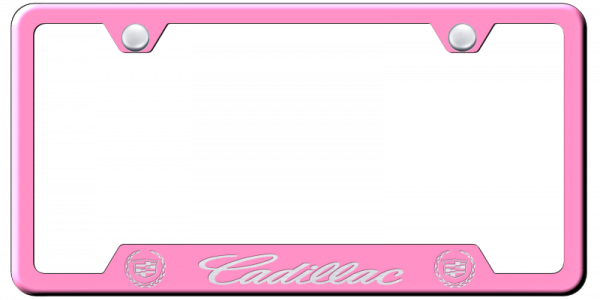 Cadillac Cut-Out Frame - Laser Etched - Official Licensed