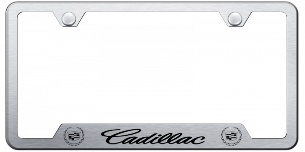 Cadillac Cut-Out Frame - Laser Etched - Official Licensed