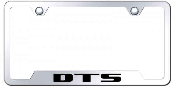 Cadillac DTS Cut-Out Frame - Laser Etched Black - Official Licensed