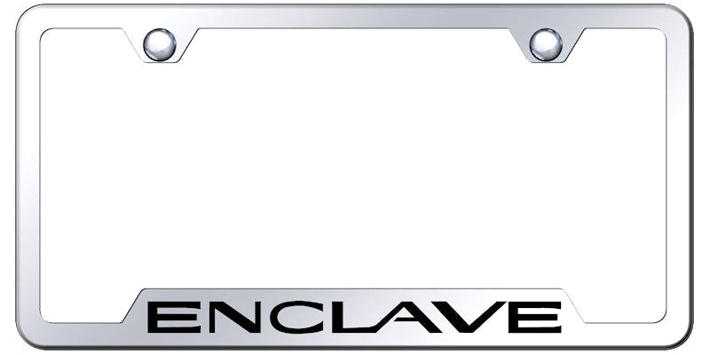 Buick Enclave Cut-Out Frame - Laser Etched - Official Licensed