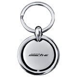 Mustang Mach-E Round Spinner  Silver Revolver Key Chain Fob Official Licensed