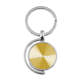 Ford Mustang Mach-E Round Spinner Gold Key Chain Ring Fob Official Licensed