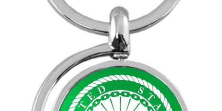 U.S. Navy Spinner Key Chain Fob - Official Licensed