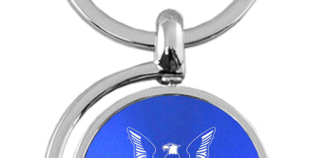 U.S. Navy Insignia Spinner Key Chain Fob - Official Licensed