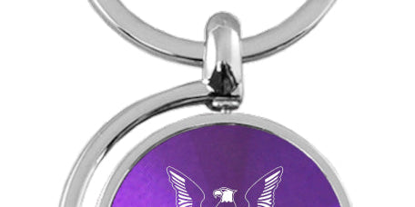 U.S. Navy Insignia Spinner Key Chain Fob - Official Licensed