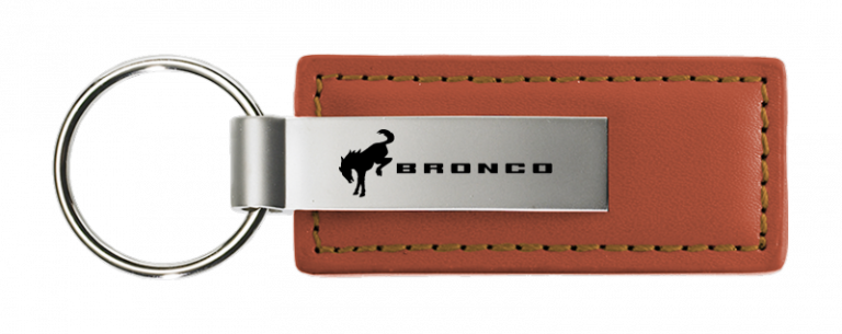 Ford Bronco 2020 Leather Key Chain Fob - Official Licensed