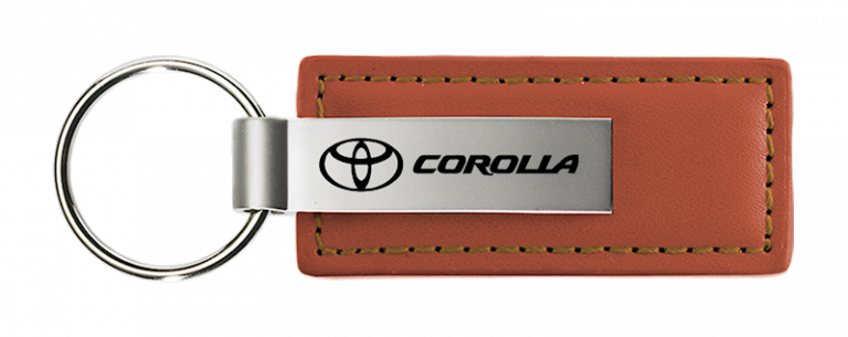Toyota Corolla Leather Key Chain Fob - Official Licensed