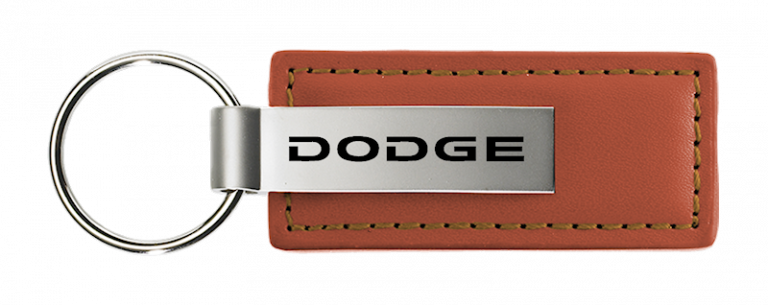 Dodge Leather Key Chain Fob - Official Licensed
