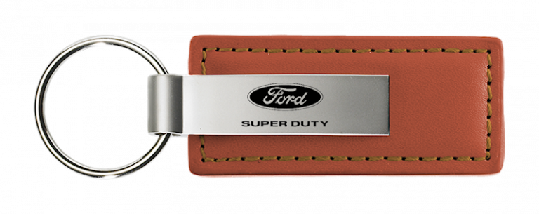 Ford Super Duty Leather Key Chain Fob - Official Licensed