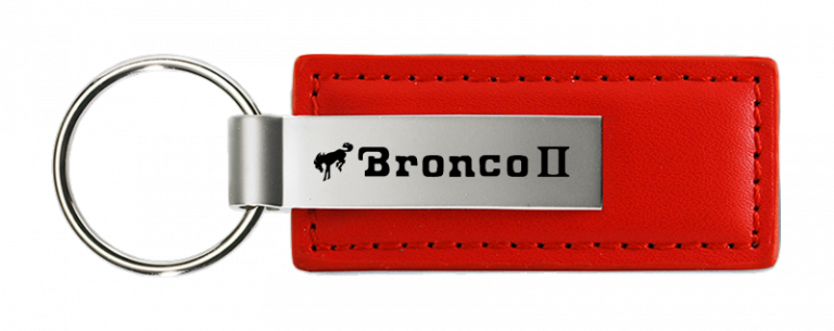 Ford Bronco II Leather Key Chain Fob - Official Licensed