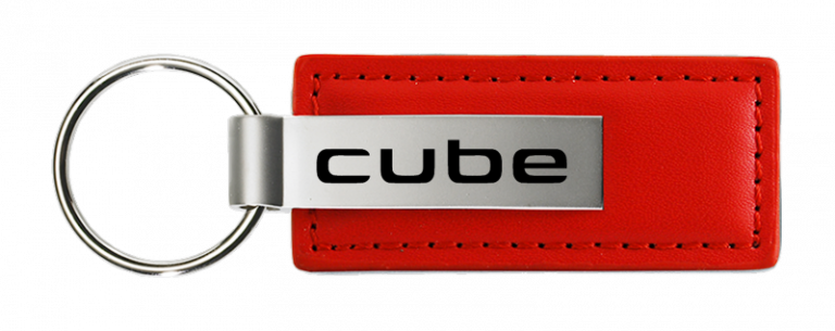 Nissan Cube Leather Key Chain Fob - Official Licensed