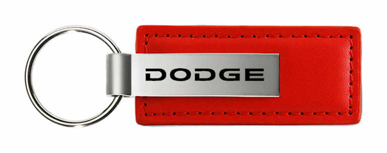 Dodge Leather Key Chain Fob - Official Licensed