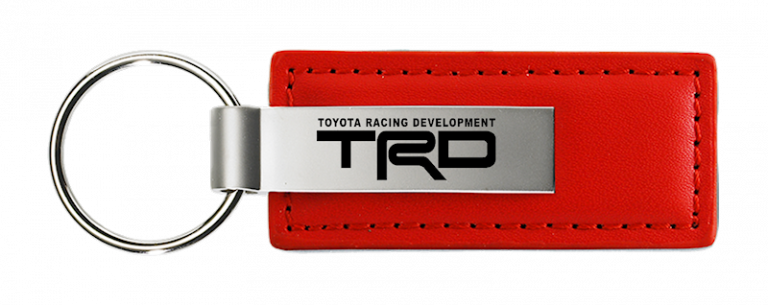 Toyota TRD Leather Key Chain Fob - Official Licensed