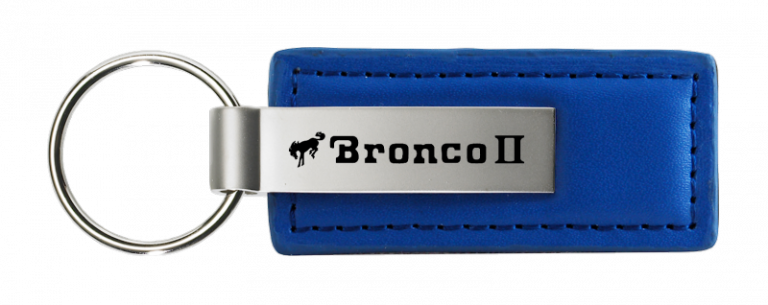 Ford Bronco II Leather Key Chain Fob - Official Licensed