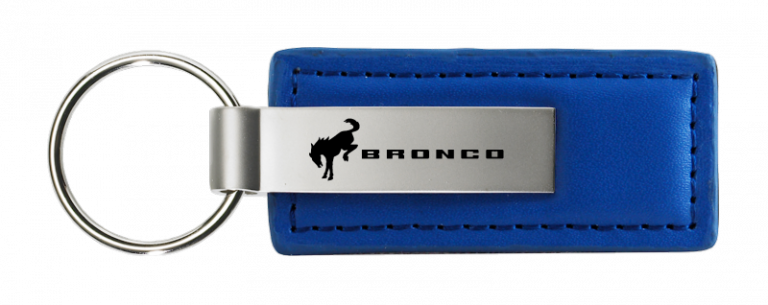 Ford Bronco 2020 Leather Key Chain Fob - Official Licensed