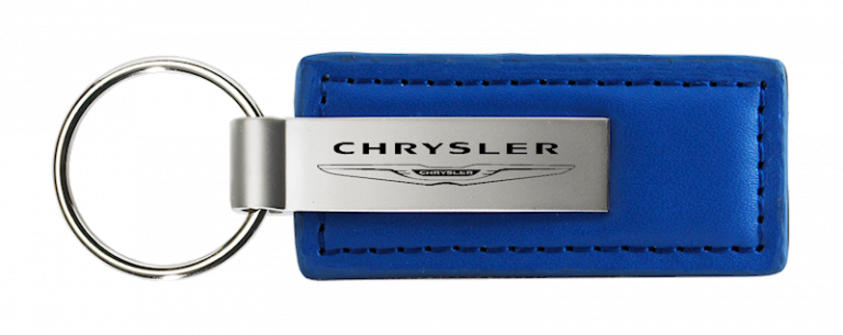 Chrysler Leather Key Chain Fob -Official Licensed