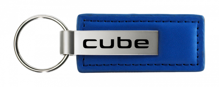 Nissan Cube Leather Key Chain Fob - Official Licensed