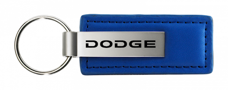 Dodge Leather Key Chain Fob - Official Licensed
