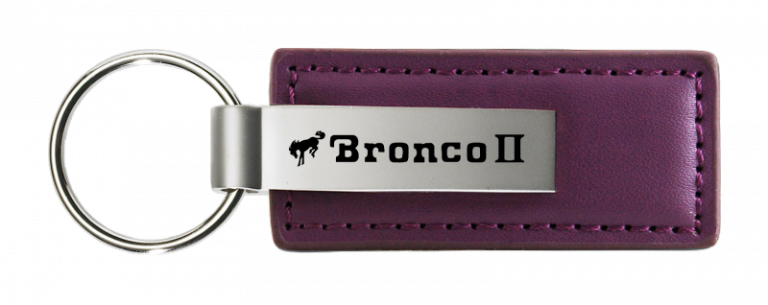 Ford Bronco II Leather Key Chain Fob - Official Licensed