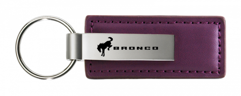 Ford Bronco 2020 Leather Key Chain Fob - Official Licensed