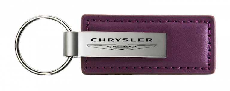 Chrysler Leather Key Chain Fob -Official Licensed