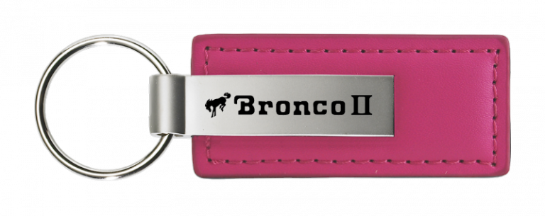 Ford Bronco II Leather Key Chain Fob - Official Licensed