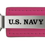 Military U.S. Navy Leather Key Chain Fob - Official Licensed