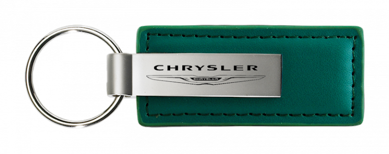 Chrysler Leather Key Chain Fob -Official Licensed