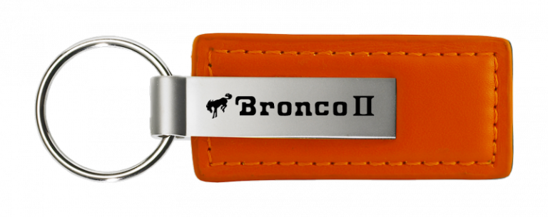 Ford Bronco II Leather Key Chain Fob - Official Licensed